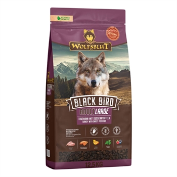 Wolfsblut Hundfoder För Vuxna Hundar Black Bird med Kalkon 12,5 Kg
